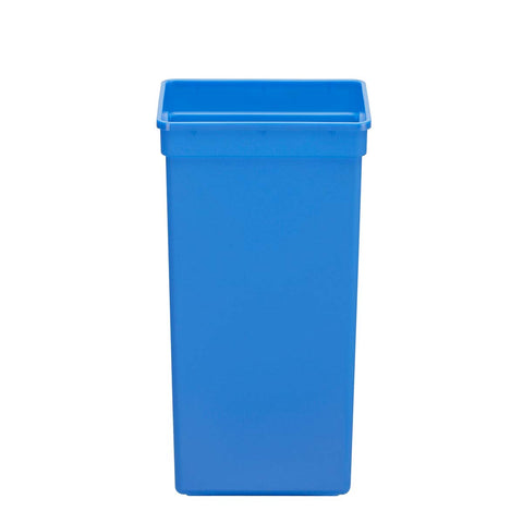 15 liter blauwe plastic recycle-emmer 